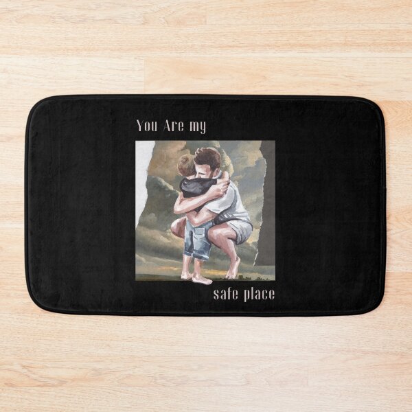 Item preview, You Are My Safe Place Father Hug Watercolor Art designed and sold by Rhodes Shop.