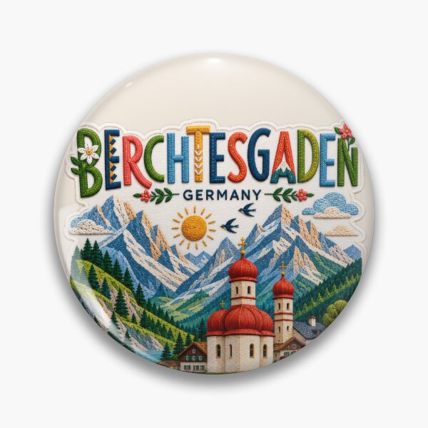 Item preview, Bavarian Alps Berchtesgaden Travel Souvenir Art designed and sold by Witsprings.