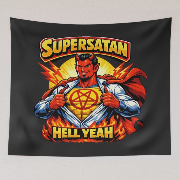 Item preview, Supersatin The Hellfire Hero designed and sold by VoglR.