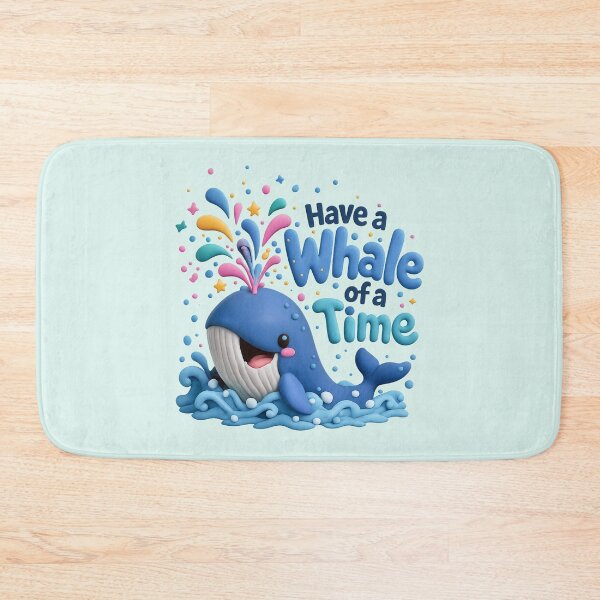 Item preview, Cute Whale Confetti Party | Kawaii 3D Ocean Animal Quote designed and sold by Moons Studio.