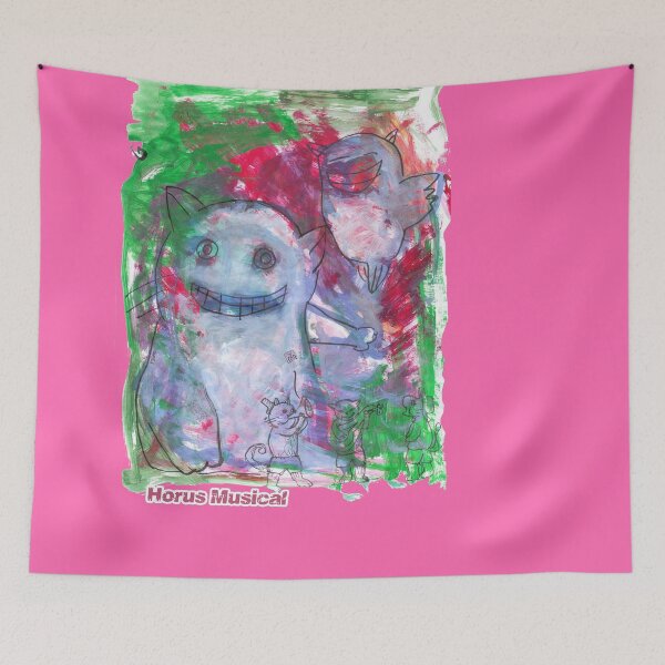 Item preview, Horus Cats Musical (Tempera Painting by ACCI) designed and sold by VanyssaGraphics.