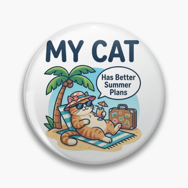 Item preview, My Cat Has Better Summer Plans Than Me – Funny Cat Mom Shirt – Cat Lover Summer Tee – Sarcastic Cat Dad Gift designed and sold by @SHINTOSARTSTORE.