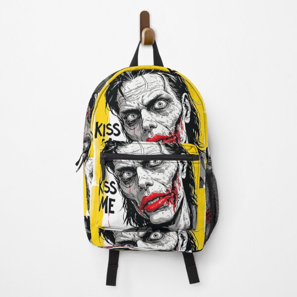 Item preview, Kiss Me Zombie Man Red Lips Horror Comic Art designed and sold by ChaoticZenStudio.