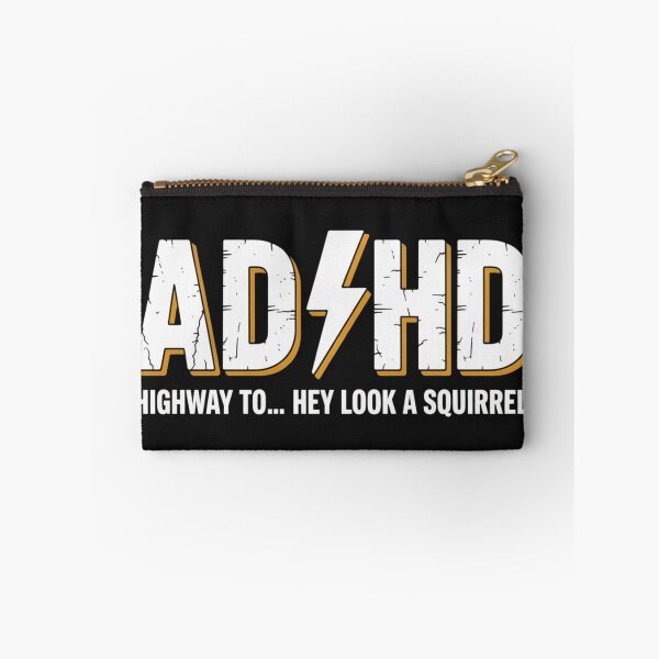 Item preview, ADHD Highway to Oh Look a Squirrel Funny Parody Rock Humor Design designed and sold by NatArtSA.
