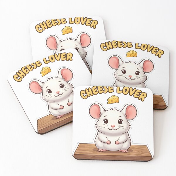Item preview, Tiny Feast - Cute Mouse with Cheese Illustration designed and sold by Tshirtit.