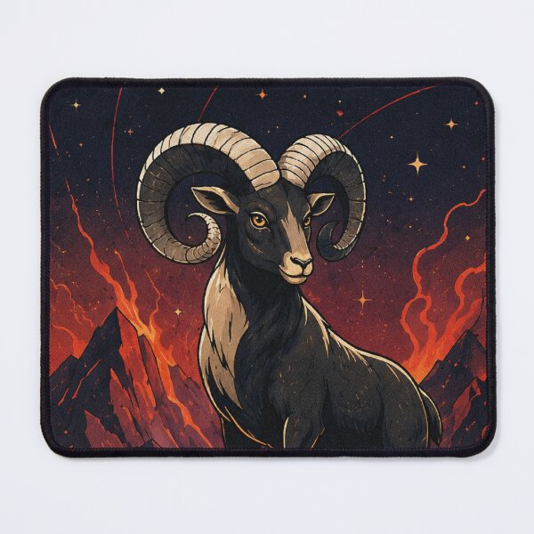 Item preview, Aries Zodiac Tarot Card V2 Illustration designed and sold by AHOK-lab.