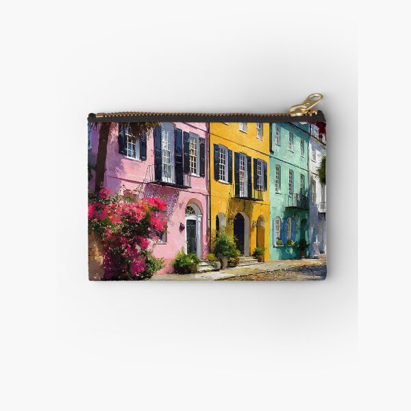 Item preview, Historic Charleston Colorful Row Houses Southern Charm Rainbow Row Houses  designed and sold by daila70.