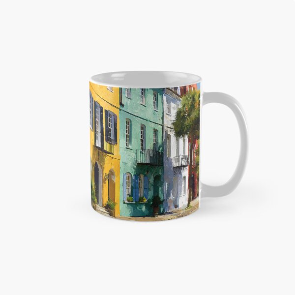 Item preview, Historic Charleston Colorful Row Houses Southern Charm Rainbow Row Houses  designed and sold by daila70.