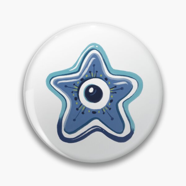 Item preview, Evil Eye - Blue Totem Star designed and sold by Mystic Eye Loom Studio .