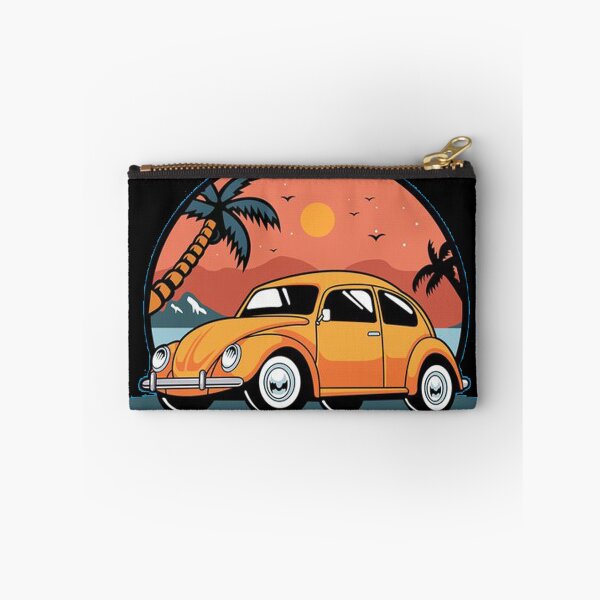 Item preview, Retro Tropical Beach Sunset Classic Car T-Shirt designed and sold by wissoo.