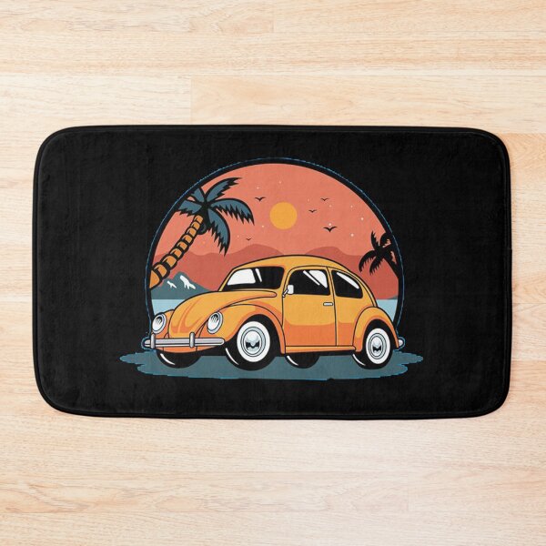 Item preview, Retro Tropical Beach Sunset Classic Car T-Shirt designed and sold by wissoo.