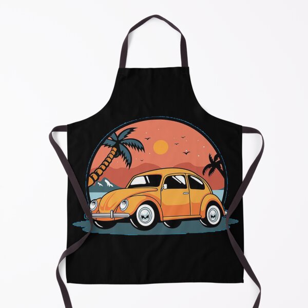 Item preview, Retro Tropical Beach Sunset Classic Car T-Shirt designed and sold by wissoo.