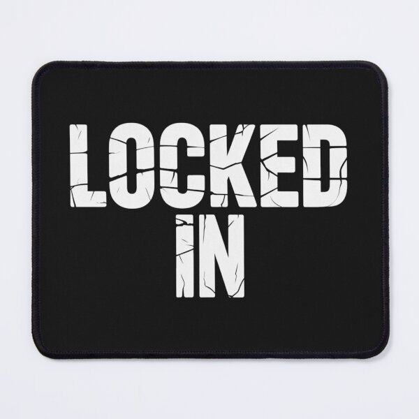 Item preview, Locked In Minimalist Motivational Quote Clean Aesthetic Design designed and sold by NatArtSA.