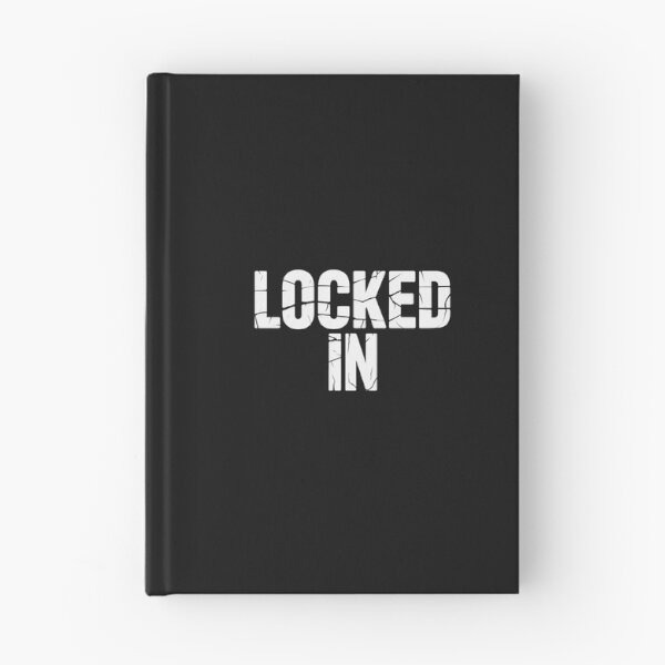 Item preview, Locked In Minimalist Motivational Quote Clean Aesthetic Design designed and sold by NatArtSA.