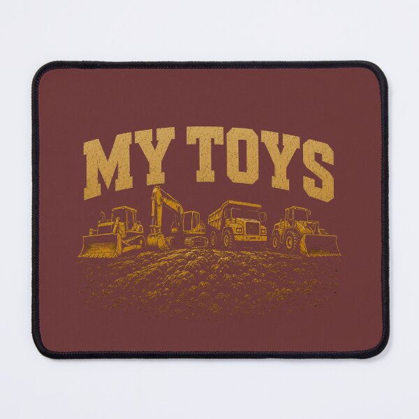 Item preview, My Toys Heavy Equipment Vintage Construction Operator Design designed and sold by kakmi-art.