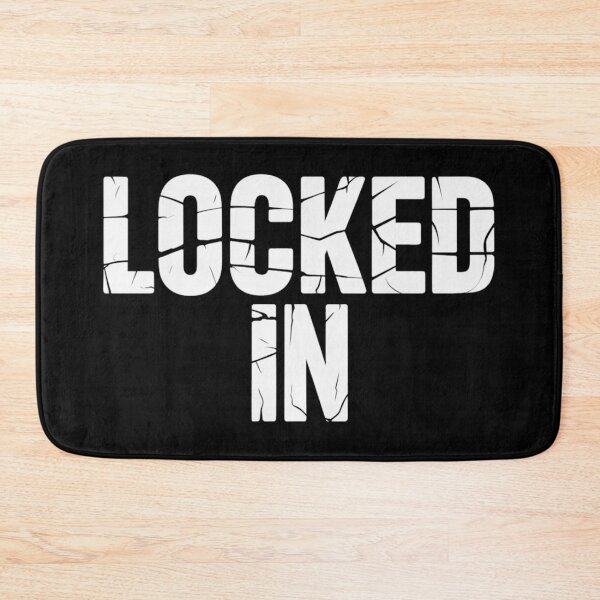 Item preview, Locked In Minimalist Motivational Quote Clean Aesthetic Design designed and sold by NatArtSA.