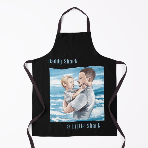 Item preview, Daddy Shark and Little Shark Watercolor Father Son designed and sold by Rhodes Shop.