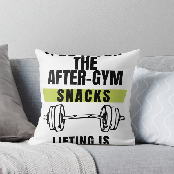 Item preview, I Do It For the After-Gym Snacks — Funny Gym Gift designed and sold by RedRubyBubble.