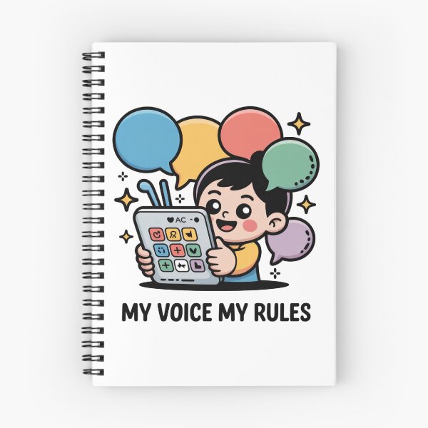 Item preview, My Voice My Rules AAC User Art designed and sold by LukaRealm.