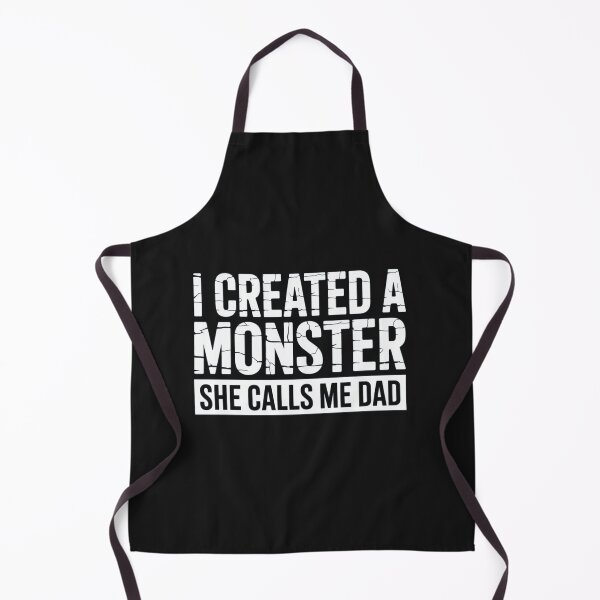Item preview, I Created a Monster She Calls Me Dad Funny Minimalist Dad Design designed and sold by NatArtSA.