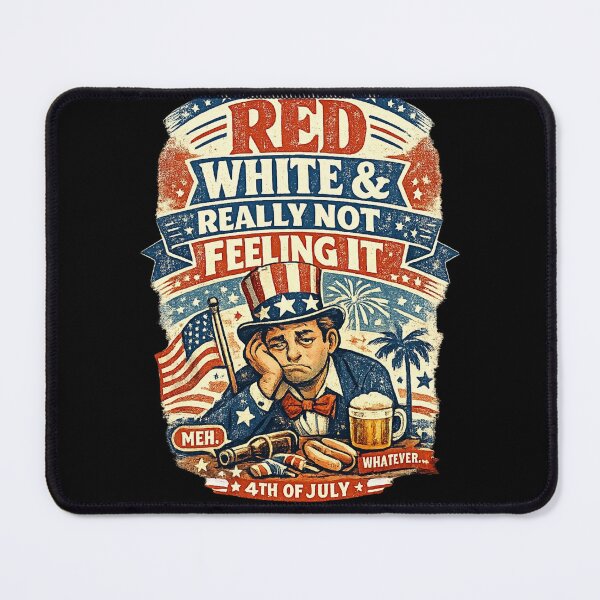 Item preview, Red White & Really Not Feeling It designed and sold by FANTASYoDarknes.