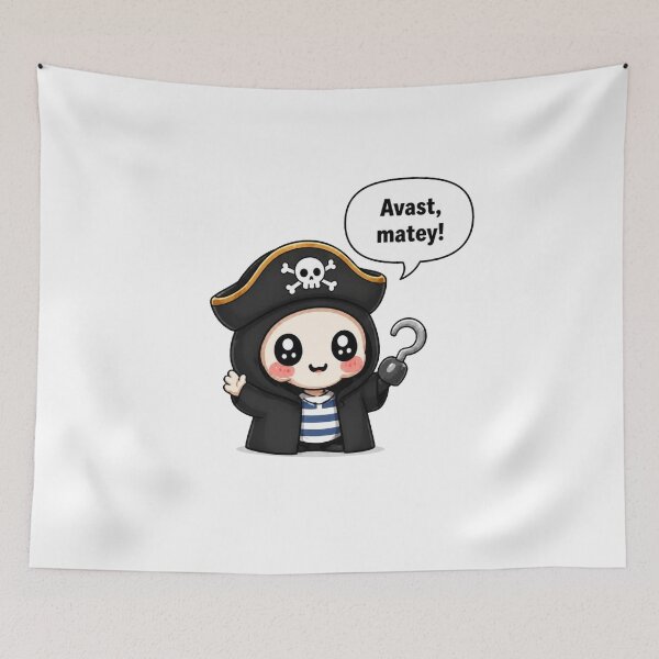 Item preview, Tiny Pirate – Avast, Matey! designed and sold by Icareis-Studios.