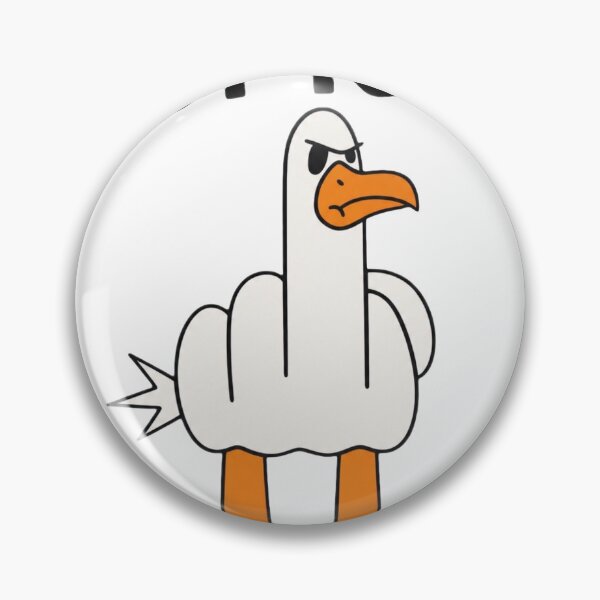 Item preview, Not Today Funny Angry Duck Illustration designed and sold by DuomoDesign.