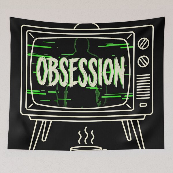 Item preview, Retro Horror Coffee Obsession TV designed and sold by Majnon8bp.