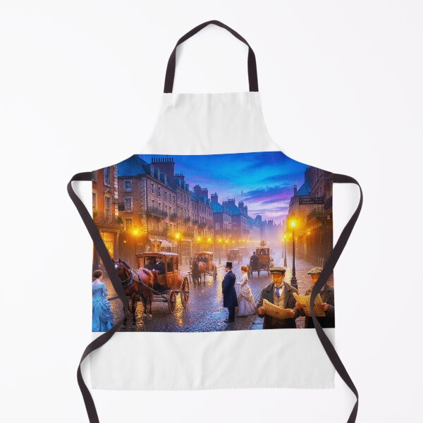 Item preview, "Rainy twilight in Victorian London" designed and sold by SkyKing Ron.