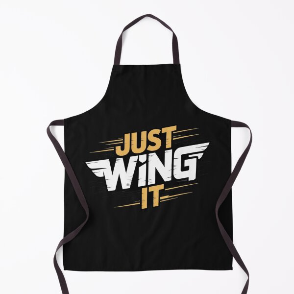 Item preview, Just Wing It Funny Motivational Quote Cute Retro Design designed and sold by NatArtSA.