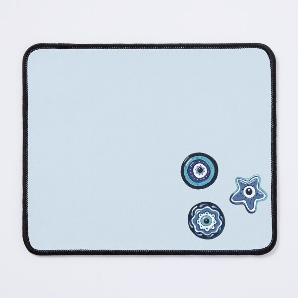 Item preview, Evil Eye Tria - Blue Totems designed and sold by Mystic Eye Loom Studio .