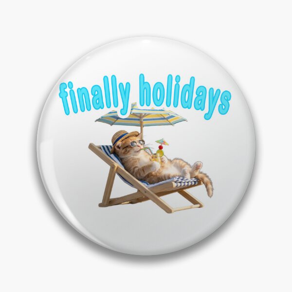 Item preview, finally holidays cat designed and sold by aldohoku.