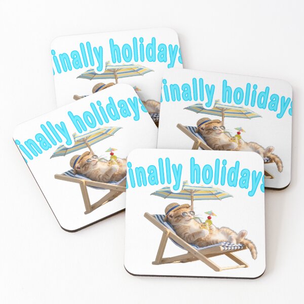 Item preview, finally holidays cat designed and sold by aldohoku.