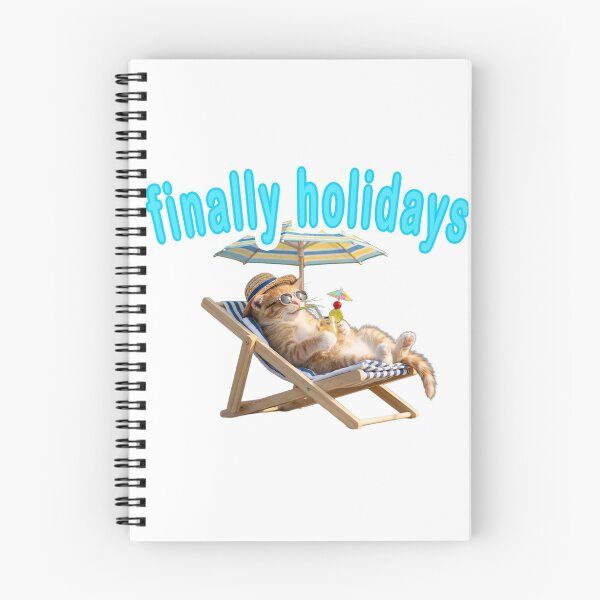 Item preview, finally holidays cat designed and sold by aldohoku.