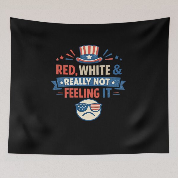Item preview, Red White & Really Not Feeling It designed and sold by FANTASYoDarknes.