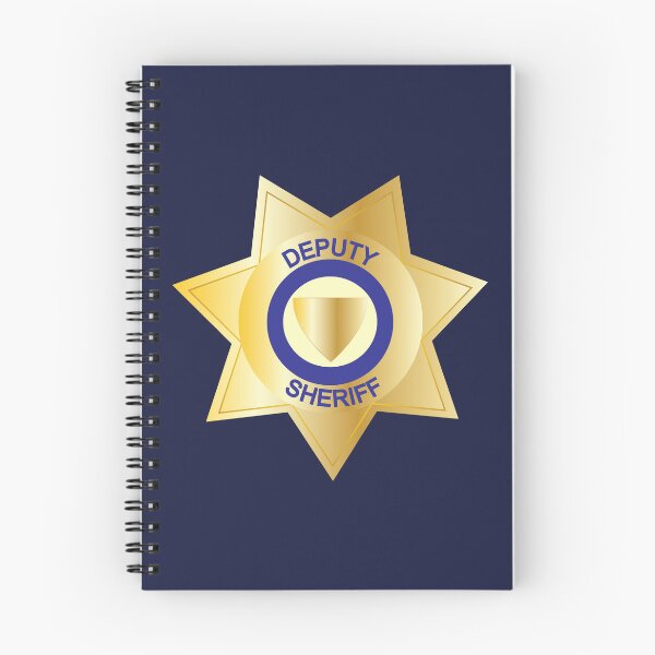 Item preview, Deputy Sheriff Gold Star Badge designed and sold by CreativeTwins.