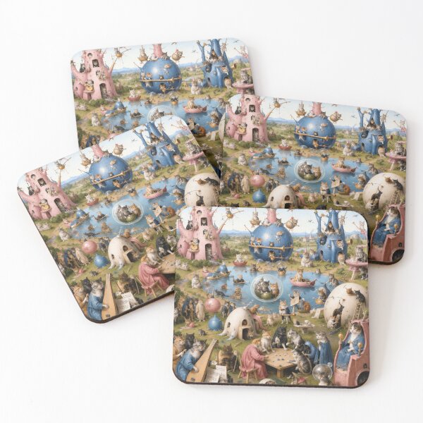 Item preview, The Great Kingdom of Curious Cats designed and sold by ThingsCatsDo.