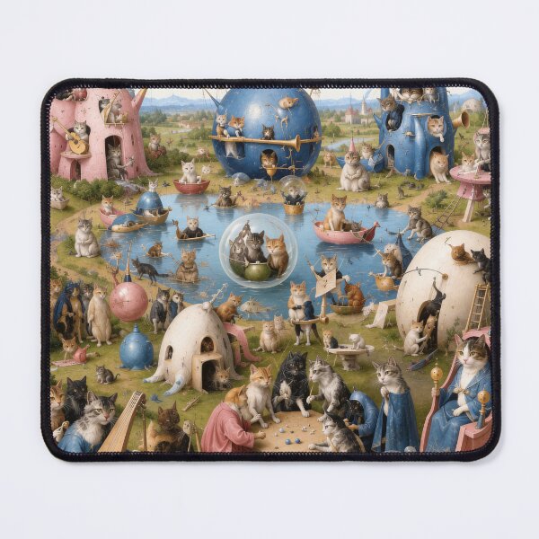 Item preview, The Great Kingdom of Curious Cats designed and sold by ThingsCatsDo.