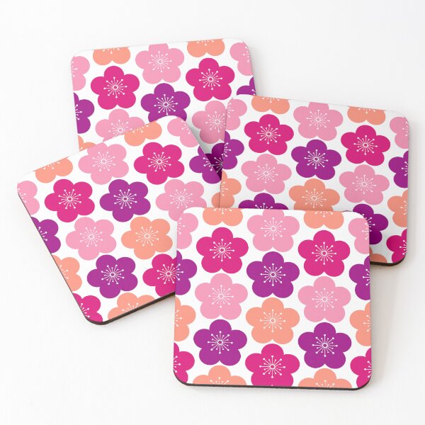 Item preview, Modern Japanese PlumBlossom　Vibrant warm tones designed and sold by Ama Zuan.