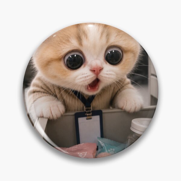 Item preview, Tiny Office Snack Inspector designed and sold by LovelyCatGalaxy.