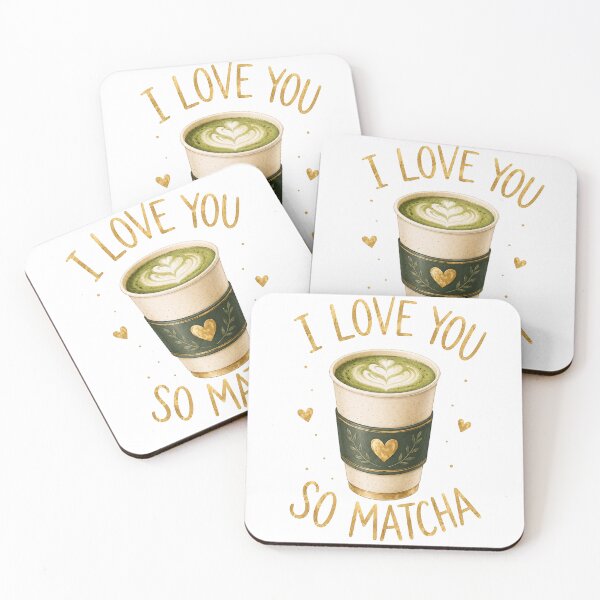 Item preview, I Love You So Matcha | Cute Matcha Lover Aesthetic Design designed and sold by Ioanna-Studio.