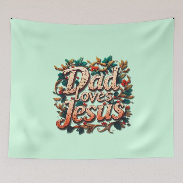 Item preview, Dad loves Jesus designed and sold by Jsw-speedartja.