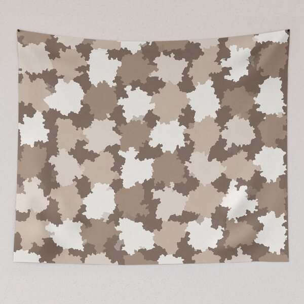 Item preview, Neutral Earth Tone Abstract Patchwork Design  designed and sold by PatternTitan.