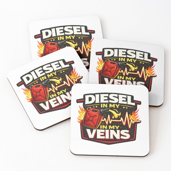 Item preview, Diesel In My Veins Funny Truck Driver Design designed and sold by PatiImagination.