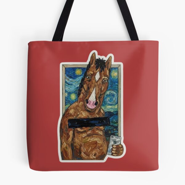 Item preview, Bojack Horseman: Starry Night Selfie Impressionism designed and sold by StudioIzmir.