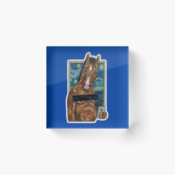 Item preview, Bojack Horseman: Starry Night Selfie Impressionism designed and sold by StudioIzmir.