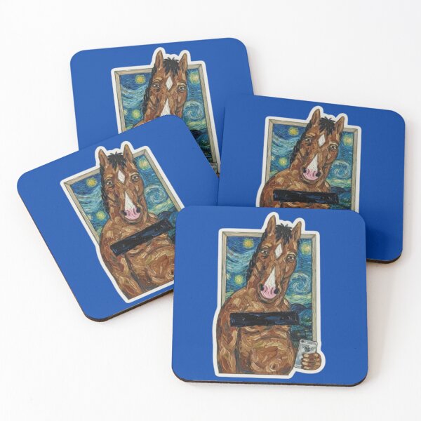 Item preview, Bojack Horseman: Starry Night Selfie Impressionism designed and sold by StudioIzmir.