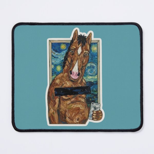 Item preview, Bojack Horseman: Starry Night Selfie Impressionism designed and sold by StudioIzmir.