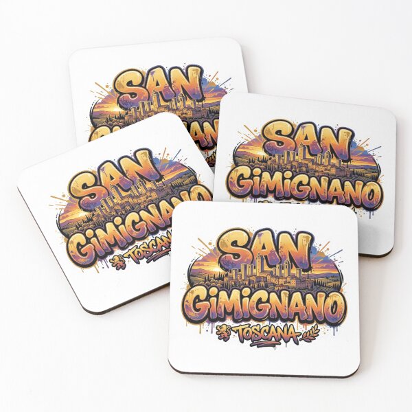 Item preview, San Gimignano Towers Graffiti Sticker designed and sold by Imaginarium of Chaos falcon88 .