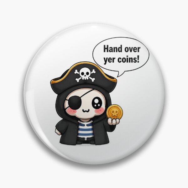 Item preview, Tiny Pirate – Hand Over Yer Coins! designed and sold by Icareis-Studios.